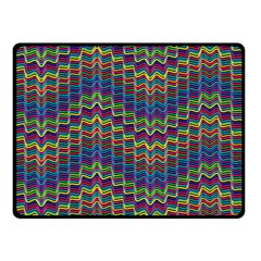 Decorative Ornamental Abstract Wave Fleece Blanket (small) by Mariart