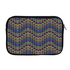 Decorative Ornamental Abstract Wave Apple Macbook Pro 17  Zipper Case by Mariart