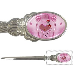 Cute Little Girl With Heart Letter Opener by FantasyWorld7