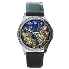 Under The Sea Round Metal Watch