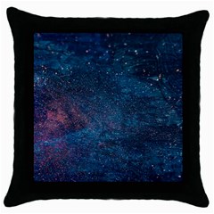 Cosmic Quest Throw Pillow Case (black) by WensdaiAmbrose