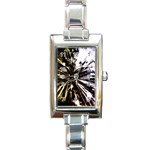 Burst Rectangle Italian Charm Watch Front