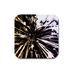 Burst Rubber Square Coaster (4 Pack) 