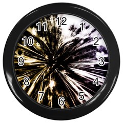 Burst Wall Clock (black)