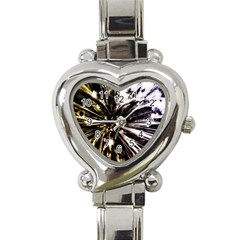 Burst Heart Italian Charm Watch by JezebelDesignsStudio