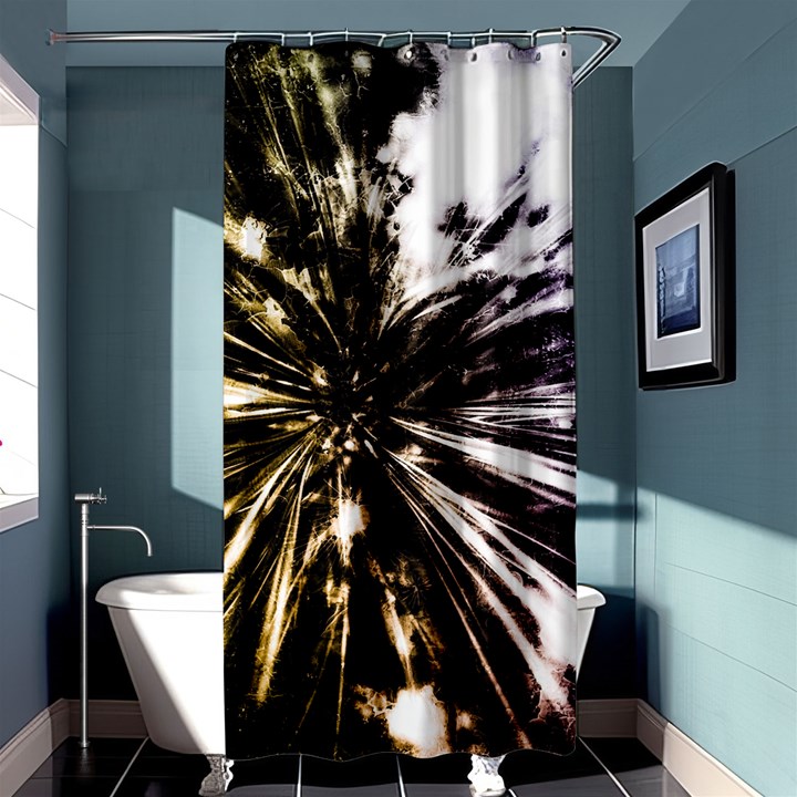 Burst Shower Curtain 36  x 72  (Stall) 