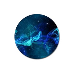 Electric Wave Magnet 3  (round) by JezebelDesignsStudio