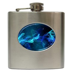 Electric Wave Hip Flask (6 Oz) by JezebelDesignsStudio