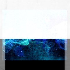 Electric Wave Rectangular Jigsaw Puzzl by JezebelDesignsStudio