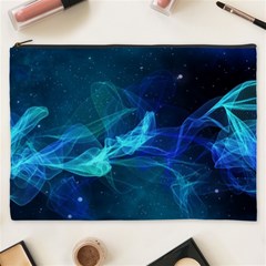 Electric Wave Cosmetic Bag (xxxl) by JezebelDesignsStudio