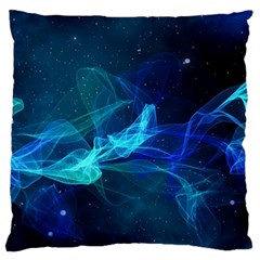 Electric Wave Standard Flano Cushion Case (one Side) by JezebelDesignsStudio