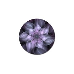 Purple Flower Windswept Golf Ball Marker by JezebelDesignsStudio