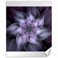 Purple Flower Windswept Canvas 16  X 20  by JezebelDesignsStudio