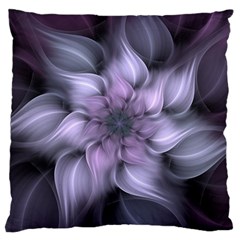 Purple Flower Windswept Standard Flano Cushion Case (two Sides) by JezebelDesignsStudio