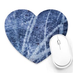 Echo Blue Heart Mousepads by JezebelDesignsStudio