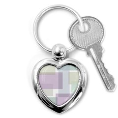 Abstract 21004 Key Chains (heart)  by JezebelDesignsStudio