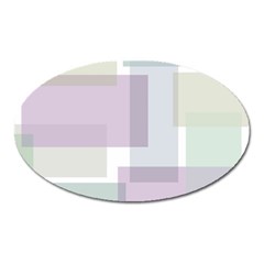 Abstract 21004 Oval Magnet by JezebelDesignsStudio