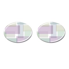 Abstract 21004 Cufflinks (oval) by JezebelDesignsStudio