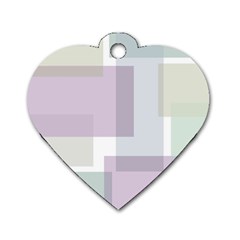 Abstract 21004 Dog Tag Heart (one Side) by JezebelDesignsStudio