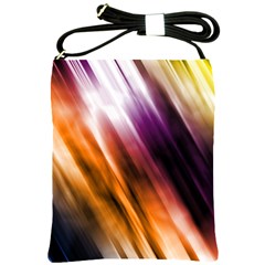 Rainbow Light Shoulder Sling Bag by JezebelDesignsStudio