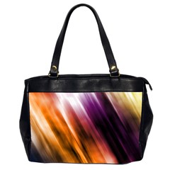 Rainbow Light Oversize Office Handbag (2 Sides) by JezebelDesignsStudio