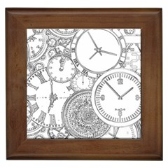 Time Goes On Framed Tiles by JezebelDesignsStudio