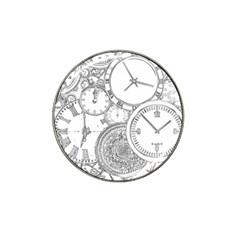 Time Goes On Hat Clip Ball Marker (4 Pack) by JezebelDesignsStudio