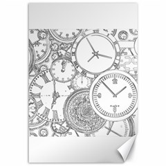 Time Goes On Canvas 12  X 18  by JezebelDesignsStudio