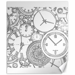 Time Goes On Canvas 20  X 24  by JezebelDesignsStudio