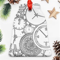 Time Goes On Ornament (bell) by JezebelDesignsStudio