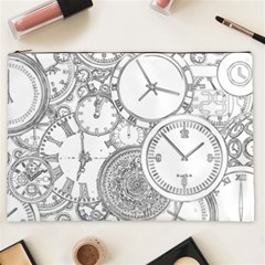 Time Goes On Cosmetic Bag (xxl) by JezebelDesignsStudio