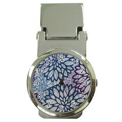 Modern Floral Pop Money Clip Watches by JezebelDesignsStudio