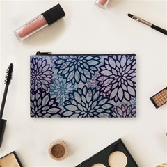 Modern Floral Pop Cosmetic Bag (small) by JezebelDesignsStudio