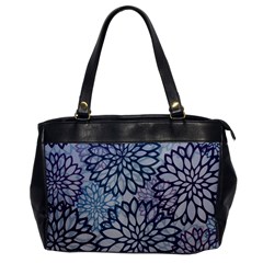 Modern Floral Pop Oversize Office Handbag by JezebelDesignsStudio