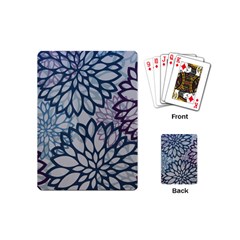 Modern Floral Pop Playing Cards (mini) by JezebelDesignsStudio