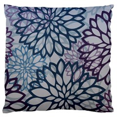 Modern Floral Pop Standard Flano Cushion Case (one Side) by JezebelDesignsStudio