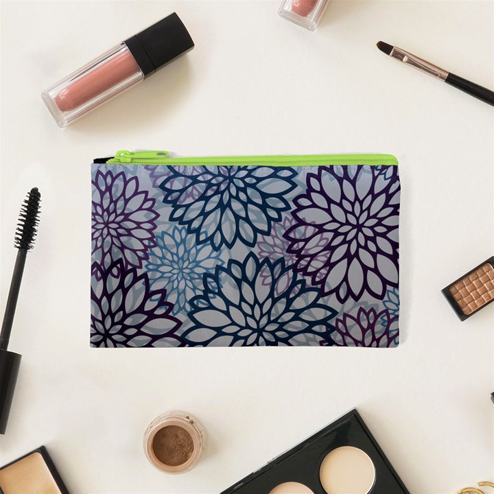 Modern Floral Pop Cosmetic Bag (XS)