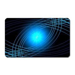 Blue Elliptical Magnet (rectangular) by JezebelDesignsStudio