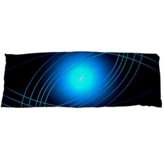 Blue Elliptical Body Pillow Case Dakimakura (two Sides) by JezebelDesignsStudio