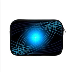 Blue Elliptical Apple Macbook Pro 15  Zipper Case by JezebelDesignsStudio