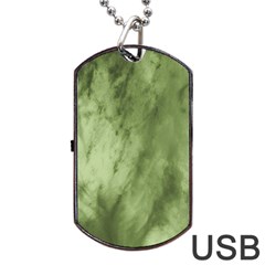 Marble Forest Dog Tag Usb Flash (one Side) by JezebelDesignsStudio