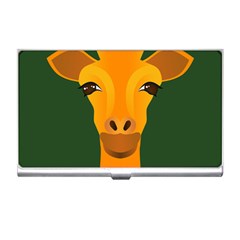 Giraffe Animals Zoo Business Card Holder by Mariart