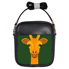 Giraffe Animals Zoo Girls Sling Bag by Mariart