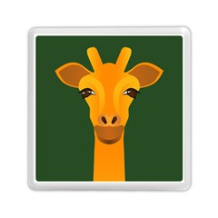 Giraffe Animals Zoo Memory Card Reader (square) by Mariart