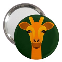 Giraffe Animals Zoo 3  Handbag Mirrors by Mariart