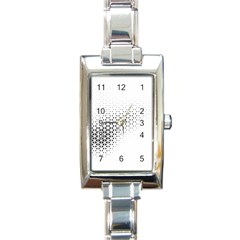 Geometric Abstraction Pattern Rectangle Italian Charm Watch by Mariart