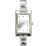 Geometric Abstraction Pattern Rectangle Italian Charm Watch Front