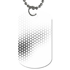 Geometric Abstraction Pattern Dog Tag (Two Sides)