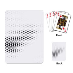 Geometric Abstraction Pattern Playing Cards Single Design