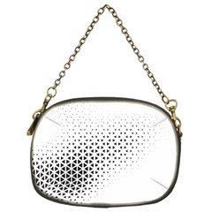 Geometric Abstraction Pattern Chain Purse (One Side)